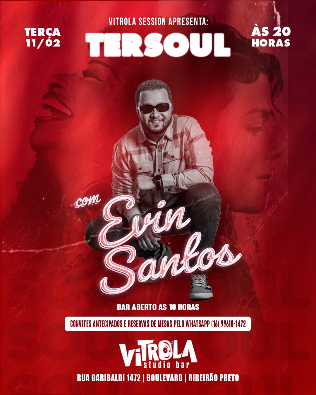 evim santos no vitrola em ribeirão preto