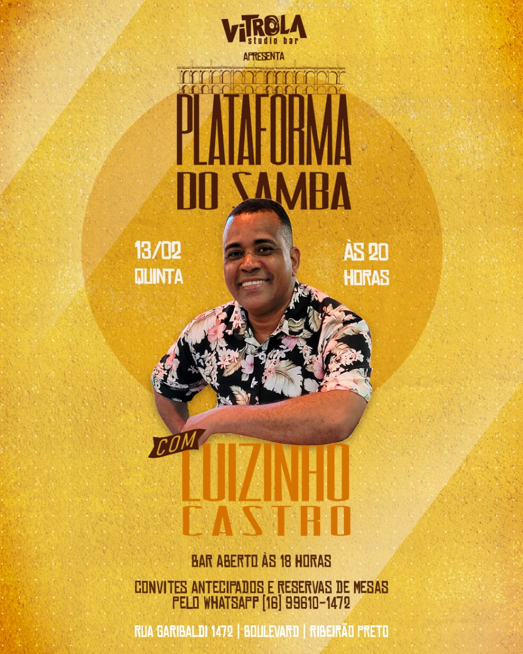 luisinho castro no vitrola studio bar