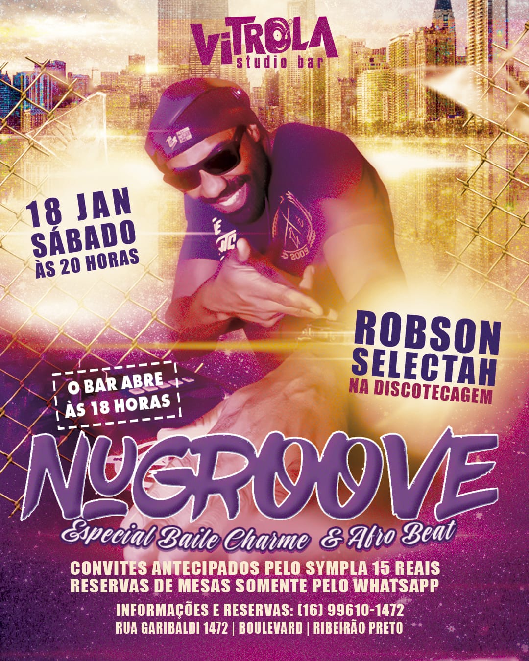 robsom selectah no vitrola studio bar em ribeirao preto