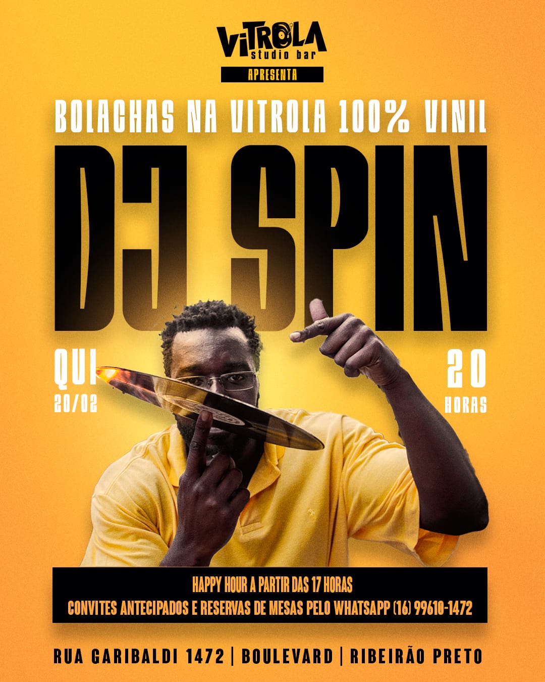 dj spin no vitrola em ribeirão preto