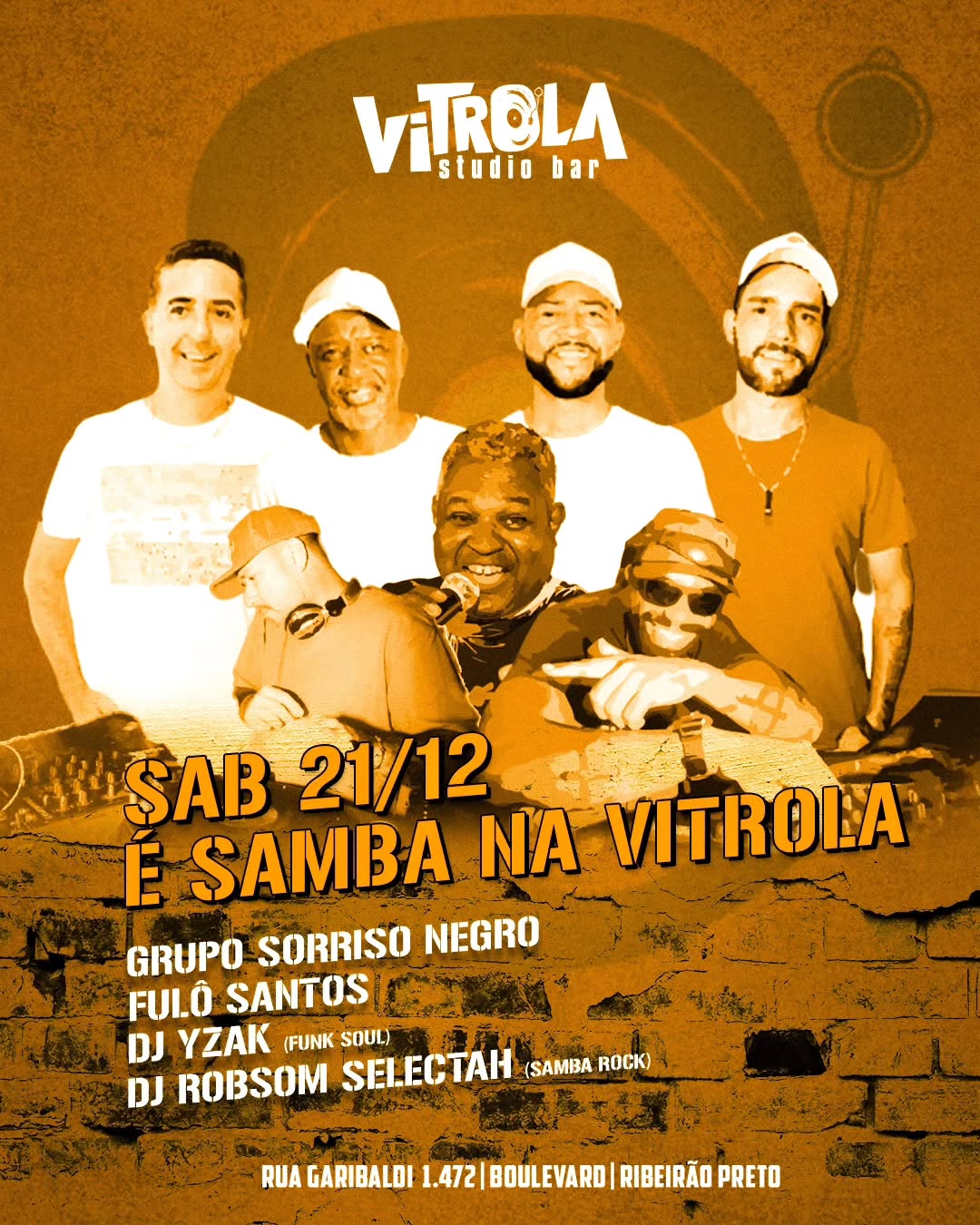sorriso negro, fulo santos no vitrola studio bar em ribeirao preto