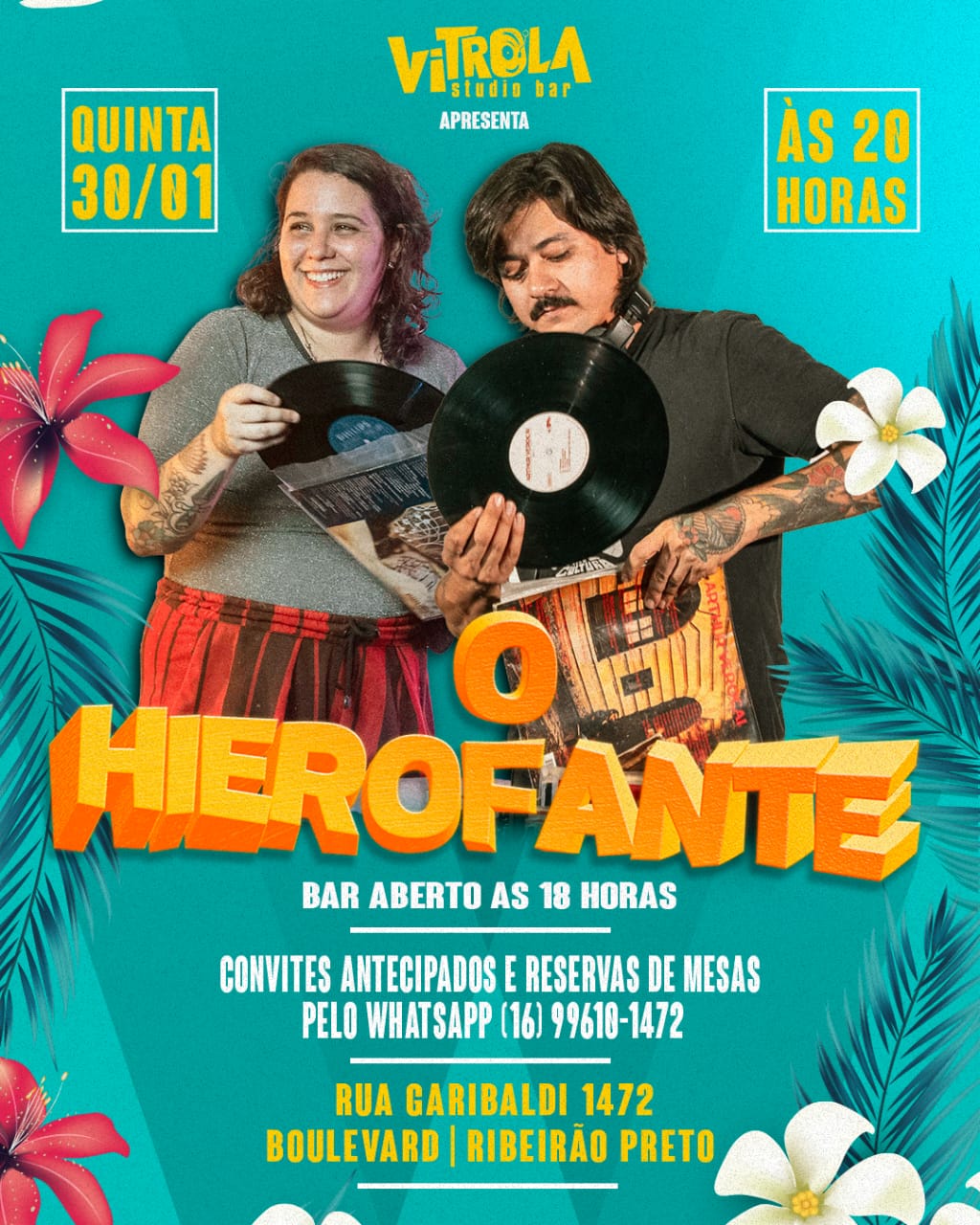 o hierofante no vitrola studio bar em ribeirao preto